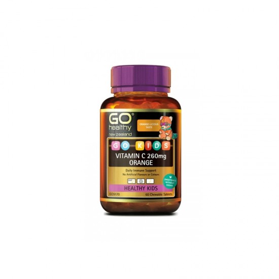 【秒杀】Go Healthy 高之源儿童维C咀嚼片橙子味 60粒 保质期：2025.11